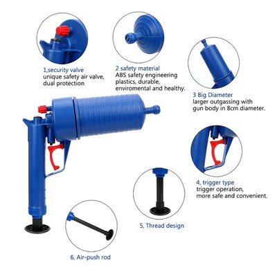 Sewer Dredging Sink Plunger Pump for Toilets Bathroom