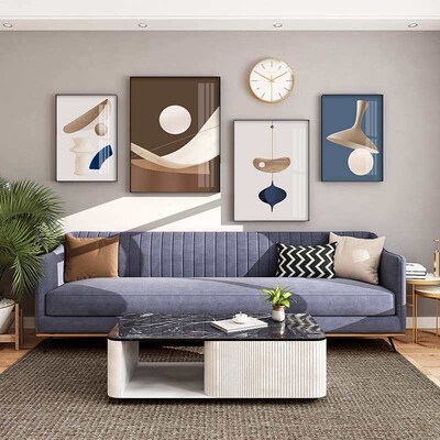 Modern Minimalist Living Room Decorative Painting Nordic Sof