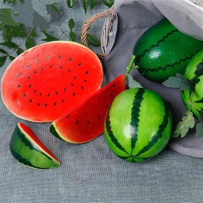 1 Pcs Artificial Creative Fake Fruit Simulation Watermelon