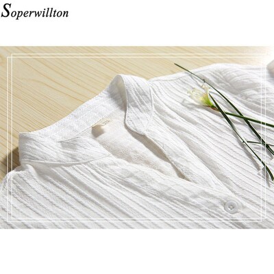 Women Top and Blouse Long Sleeve White Shirt Female 2020 Spr