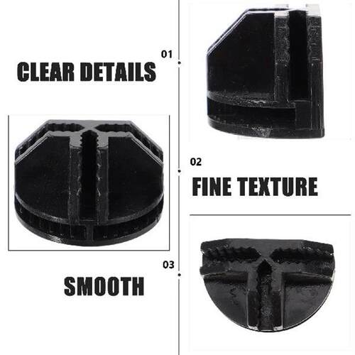20 Pcs Cube Storage Shelves Connectors ABS Plastic Black