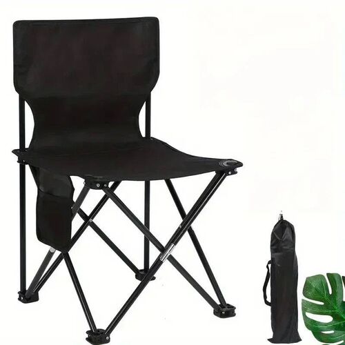 Outdoor Foldable Chair Camping Chair with Side Pocket Picnic