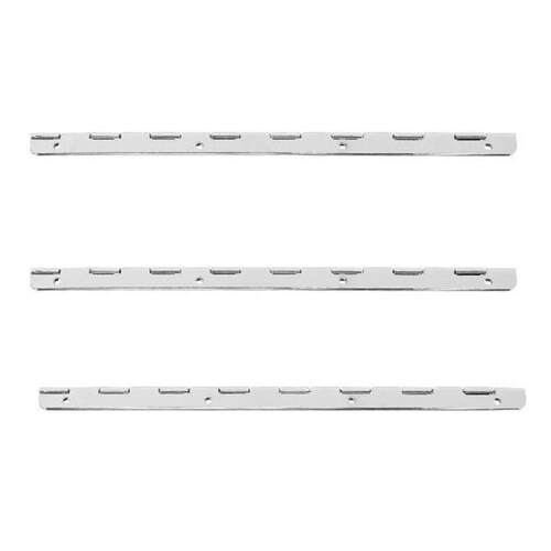 3pcs Hinges Long 200x17mm Nickel 180 Degrees Heavy Duty