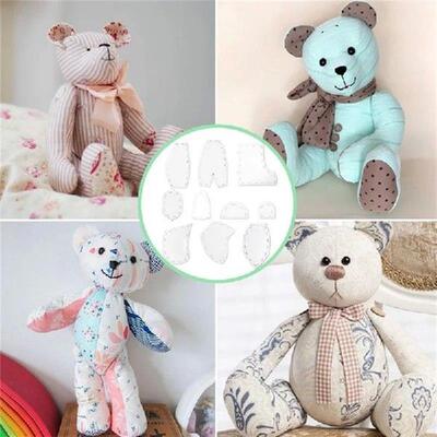 Memory Bear Template Ruler Set, Memory Bear Sewing Patterns