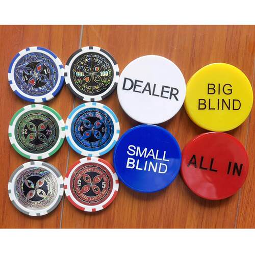 500 Chip Dice Style Poker Set Aluminum Case Taxas 筹码套装