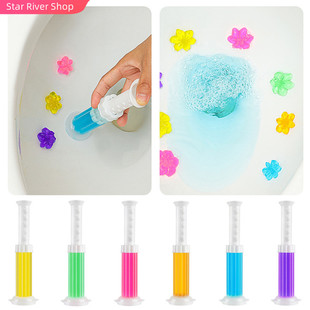 1PC Toilet Cleaner Gel Deodorant Air Freshener Aromatic Flow