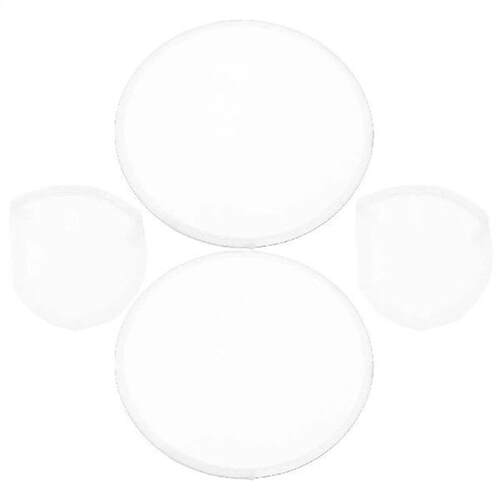 2 Pcs Round Handheld Fan Folding Classic Foldable The