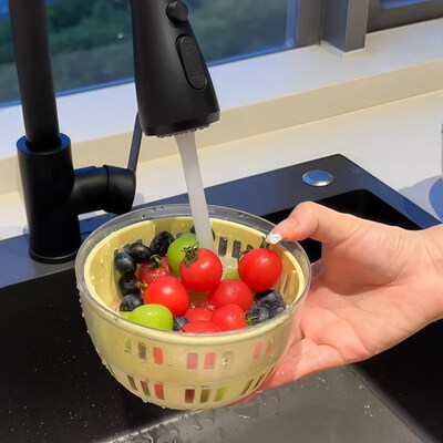 工厂好物【厨房好物】双层沥水篮洗菜盆家用厨房洗菜篮子水果盘沥