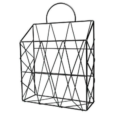 Hollow-out Metal File Holder Office Desk Magazine Holders
