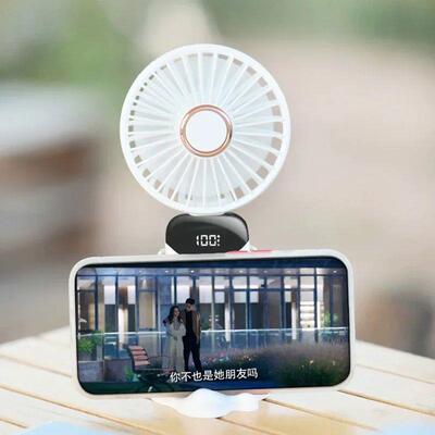 1800mAh Handheld Fan Foldable Portable Neck Hanging Fans 5 S