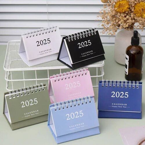 New 2025 Desk Calendar Yearly Monthly Daily Planner Time Man