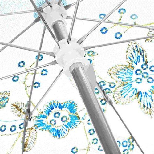 6 Pcs Mini Lace Decorative Umbrella Delicate Girl Wedding