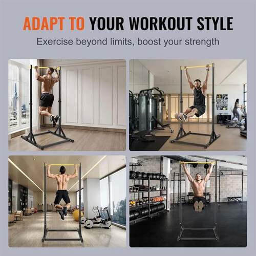 8-Level Height Adjustable Pull Up Bar Stand, Multi-Function