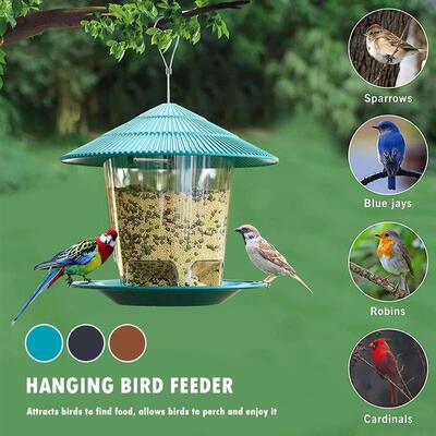 Bird Feeder Automatic Foot Feeding Tool Outdoor Bird Feeder