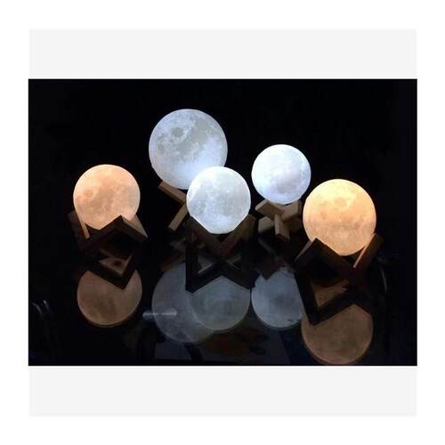 lunar light moon light print table lamp bedroom bedside l