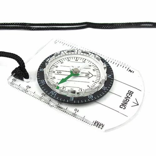 Outdoor Camping Hiking Transparent Plastic Compass Compass P