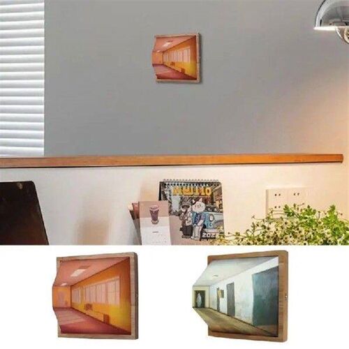 USB Wall Lights Indoor Night Light With 3 Modes No Drilling