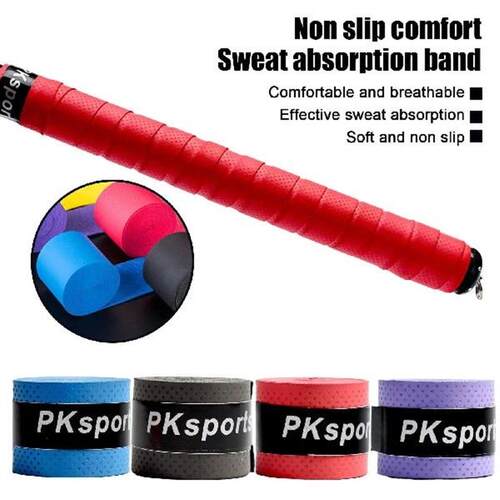 3PCS Tennis Racket Grip Tape PU Absorbent Tennis Racket