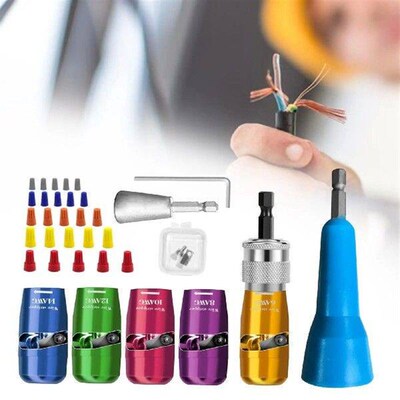 Wire Twisting Stripper Set for Electric Drill with Carrying