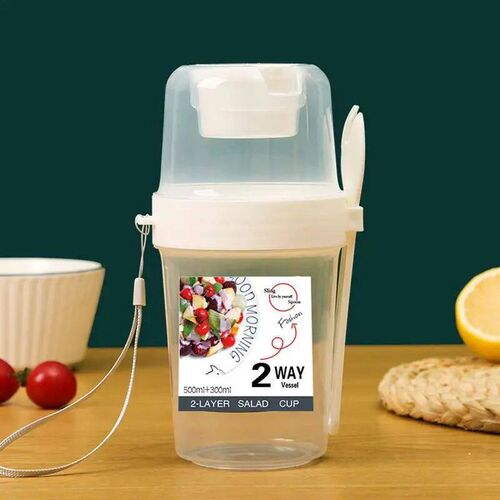 Yogurt Parfait Cup Reusable Travel Pudding Container With To