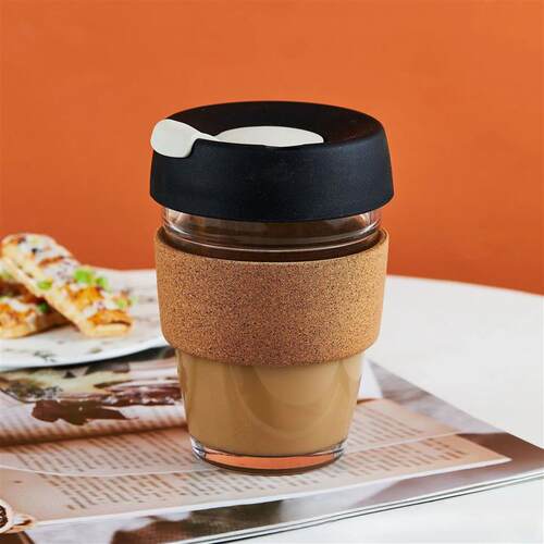 350ml Anti-scalding Transparent Mug Glass Coffee Cup Milk Wh