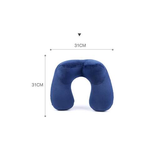Travel Portable Inflatable Foldable U-Shaped Neck Pillow