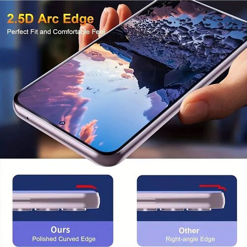 NNBILI 2-Pack Privacy Tempered Glass Screen Protector With A