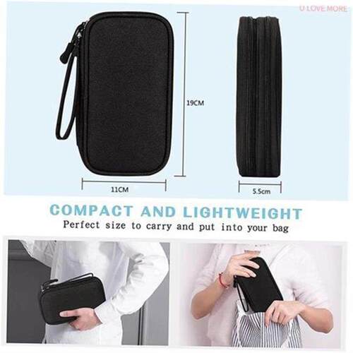 NEW Travel Organizer Bag Cable Storage Organizers Pouch Carr