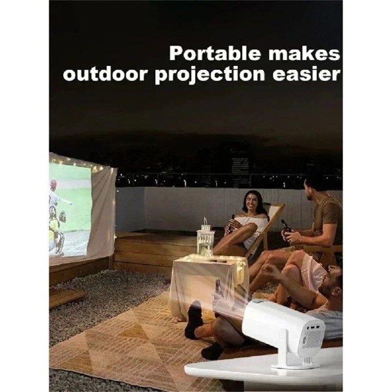 P30 Smart Mini Projector Android 11 WiFi6 Support 4K 1080P - 实物图
