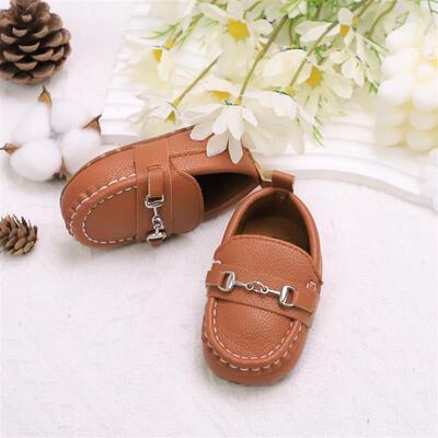 Casual Slip On Low Top Loafer Shoes For Baby Boys, Lightweig