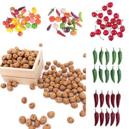 10Pcs/lot Kitchen Toys Foam Mini Simulation Artificial Fruit