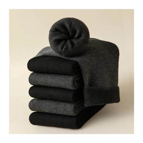 2 Pairs Men Winter Socks Warm Thicken Thermal Snow Boots Sol