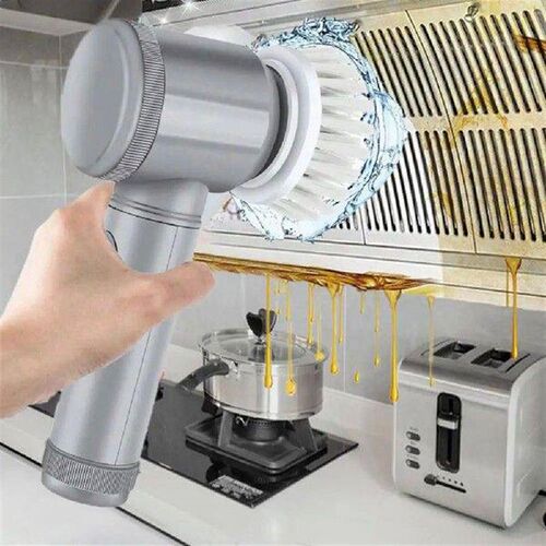 Electric Spin Scrubber Bathroom Cleaning Brush Power