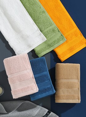 Cotton Face hand Towel thick square scarf towels 毛巾