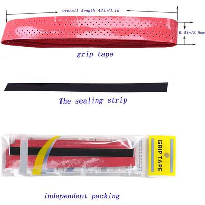 6pcs New Racket Grip Anti Slip Perforated Super Absorbent Te