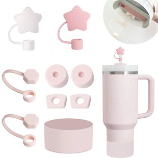 9Pcs For Cup Accessories Set Including 6pcs Silicone