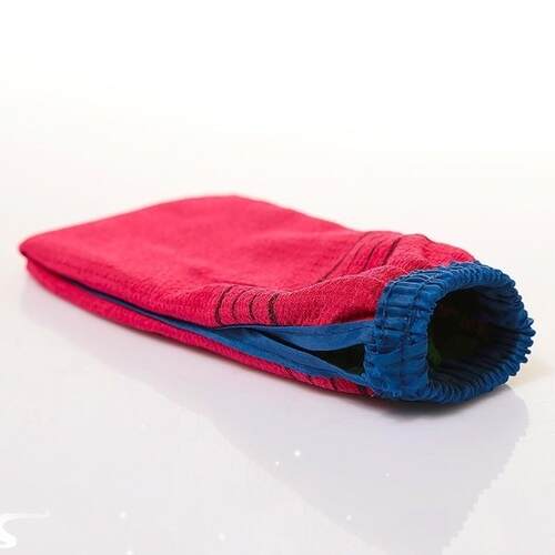 1 Pc Random Color Shower Spa Exfoliator Two-sided Bath Glove