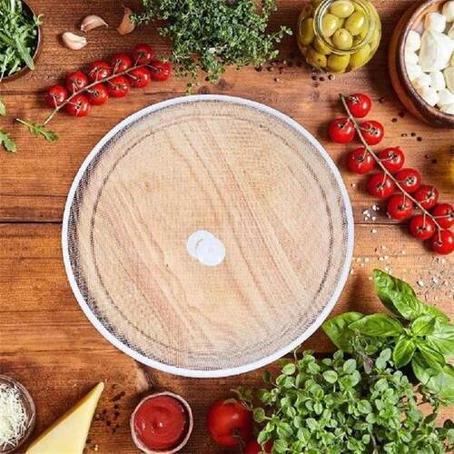 2 Pcs Table Cover Dish Mesh Screen Food Protective Wrought