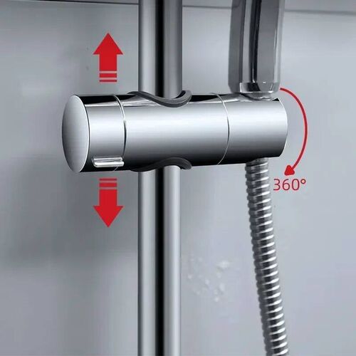 Universal Shower Head Holder 18~25mm ABS Chrome Shower Rail