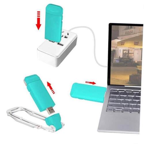 USB Book Light Book Reading Lamp Clip-on Book Lights Folding