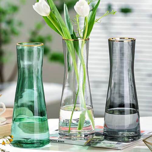 Nordic Home Decor Glass Vase Living Room Decoration Flower V