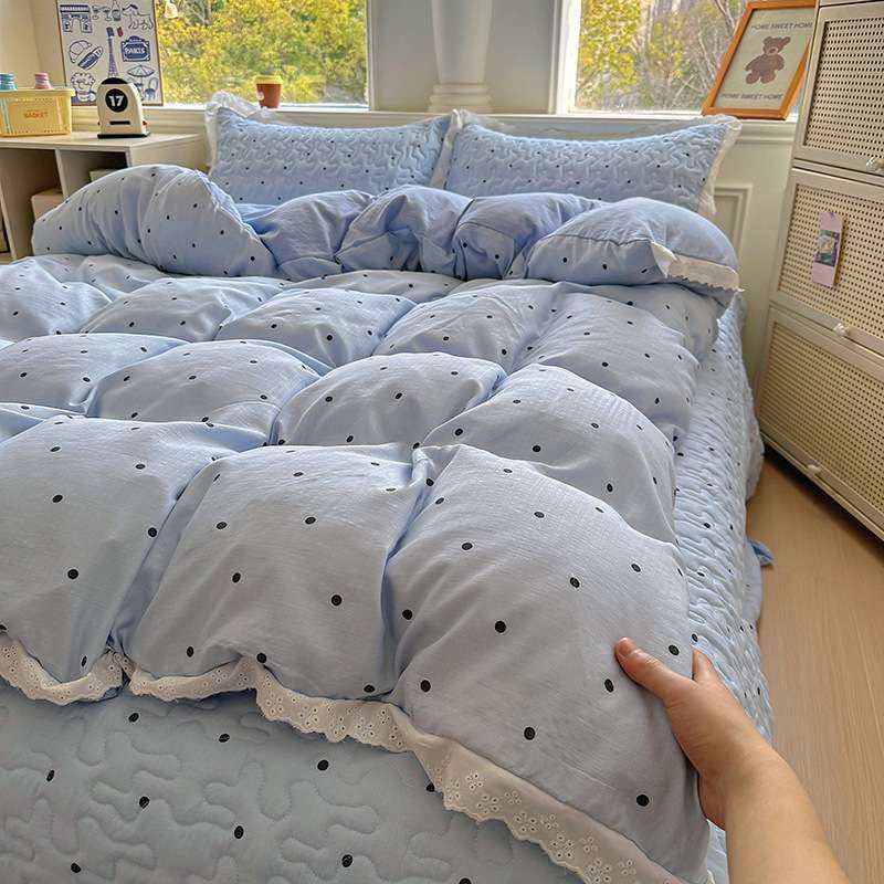 裸睡级~A类双层纱布床盖四件套 法式小清新被套床单三件套四季款,3C数码配件,其它配件,淘宝优惠券,粉丝福利购,淘宝优惠卷