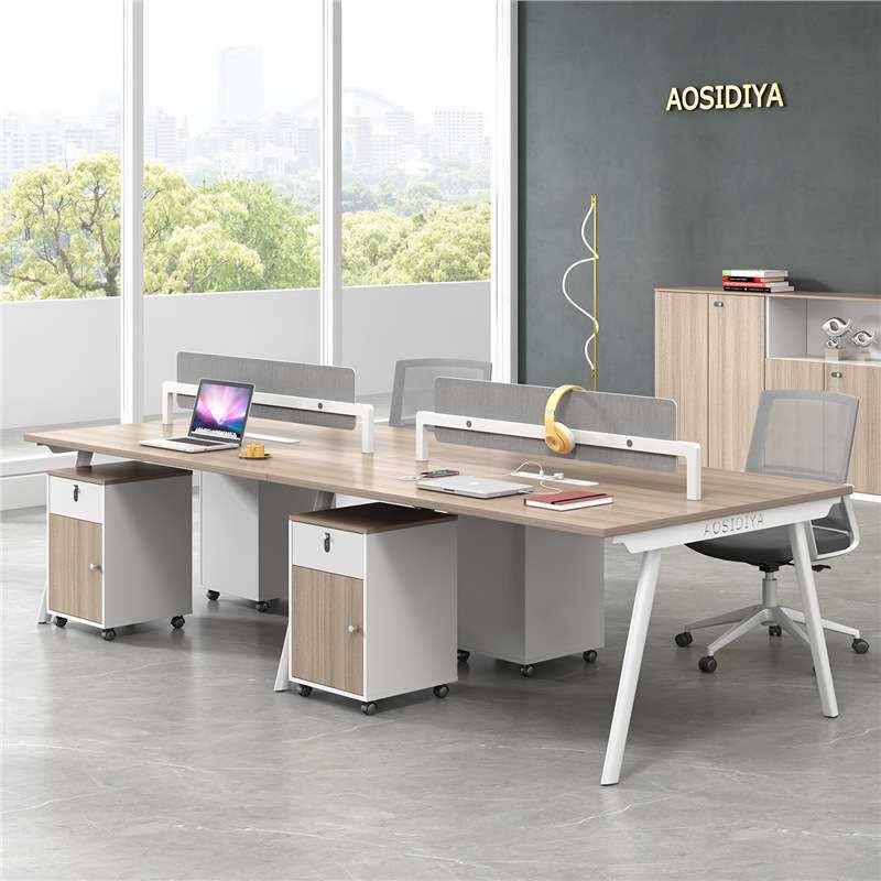 简约现家具位办公桌椅组合六6四4人位办公室家具职员桌工作位卡座,3C数码配件,其它配件,淘宝优惠券,粉丝福利购,淘宝优惠卷