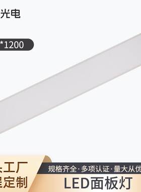 侧发光窄边LED面板灯 200*600白色工程款平板灯 T型龙骨平板灯