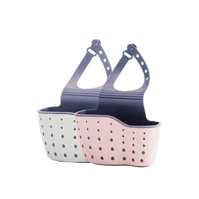 Sink Shelf Soap Sponge Drain rack Kitchen Organizer Holder图片