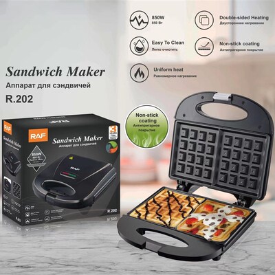 3 in 1 bread breakfast Machine Panino Toaster Sandwich Maker