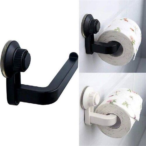 Wall-mounted Toilet Roll Paper Holder With Suction Cup