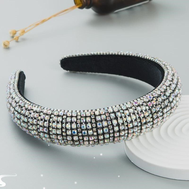 Headbands for Women Girls Shiny Luxury Rhinestone Hairband图片