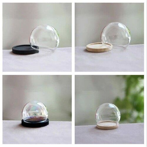20/30XGlass Display Cloche Dome Tabletop Centerpiece Clear