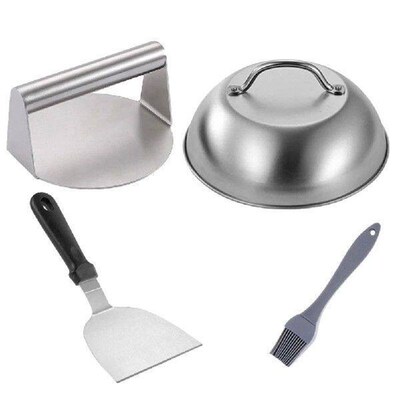 Smash Burger Press Barbecue Supplies Handle Tool Meat